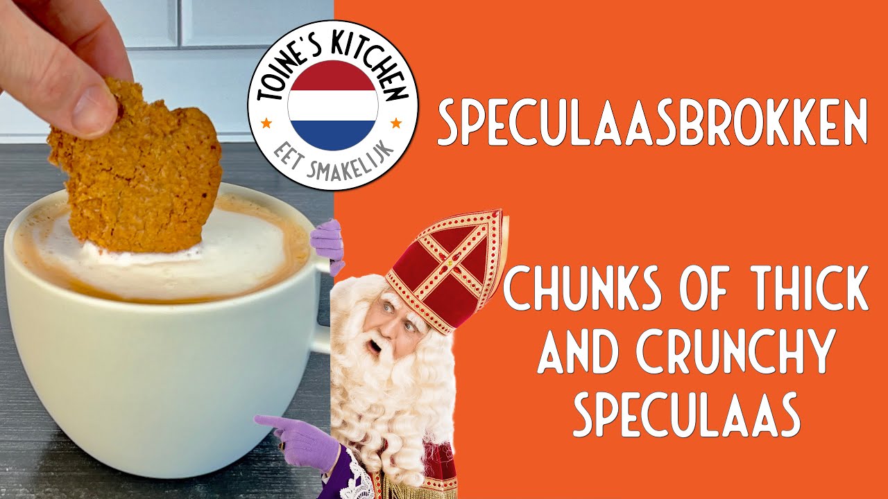 How to Make Speculaasbrokken for a Dutch Holiday Feast: Chunks of Thick And Crunchy Speculaas.
