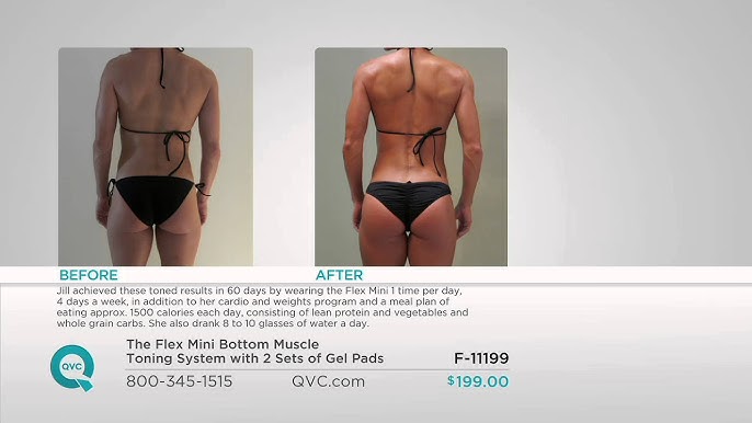 The Flex Mini Bottom Muscle Toning System w/2 Sets of Gel Pads with Stacey  Stauffer 