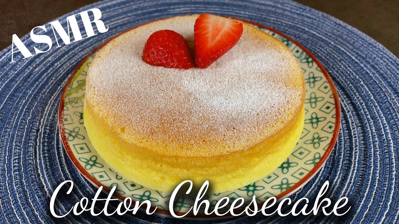 ASMR  🍰 COTTON CHEESECAKE GIAPPONESE (Ricetta Rilassante)