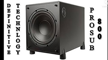 DEFINITIVE TECHNOLOGY PRO SUB 800 ACTIVE SUBWOOFER