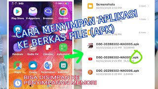 Cara Menyimpan Aplikasi Android ke Bentuk File 'apk' Dengan (ES Penjelajah File) screenshot 5