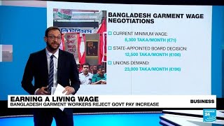 Protests and clashes continue in Bangladesh over garment workers' wage demands • FRANCE 24 English