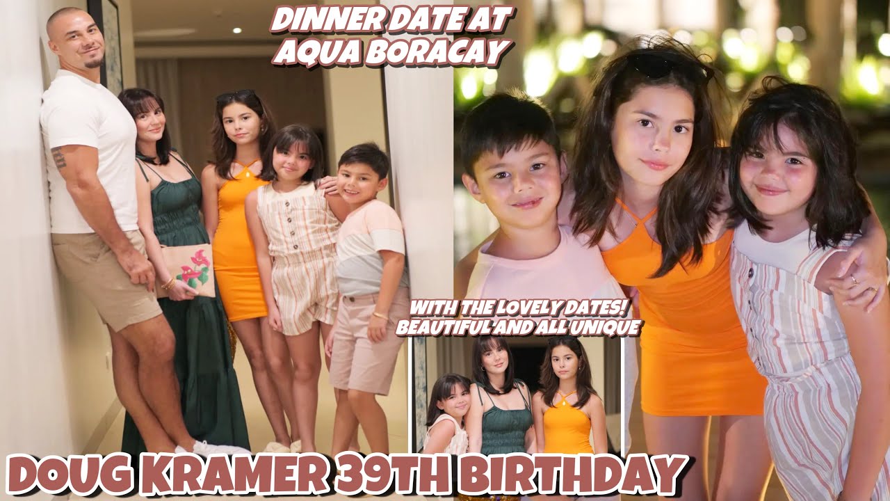 39Th Birthday Ni Doug Kramer Dinner Sa Aqua Boracay ? Chesca At Ate Kendra May Surprise Kay Papa