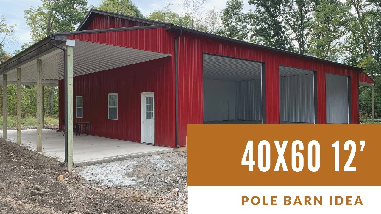 Breathtaking Ideas Of 60 X 40 Pole Barn Photos Lantarexa