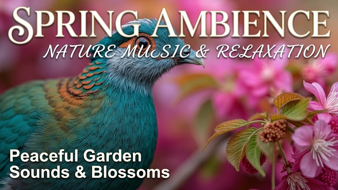 Clean Spring Music Spring Ambience & Healing Piano Music - Soft Nature Sounds for Stress ...