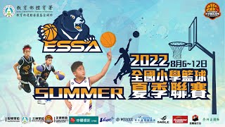 【2022全國小學籃球夏季聯賽】》2022812 (五) 09:00 