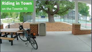 Riding the Electra Townie in Town