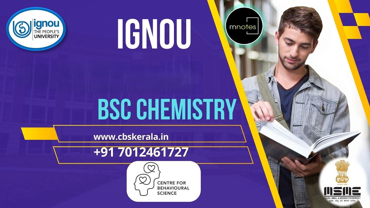 IGNOU|BSc Chemistry – തിയറിയും പ്രായോഗികതയും കൂടിയിടുന്ന പഠനം!HELP DESK-7012461727