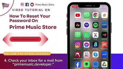 Easy Steps to Reset your Password on PRIME MUSIC STORE