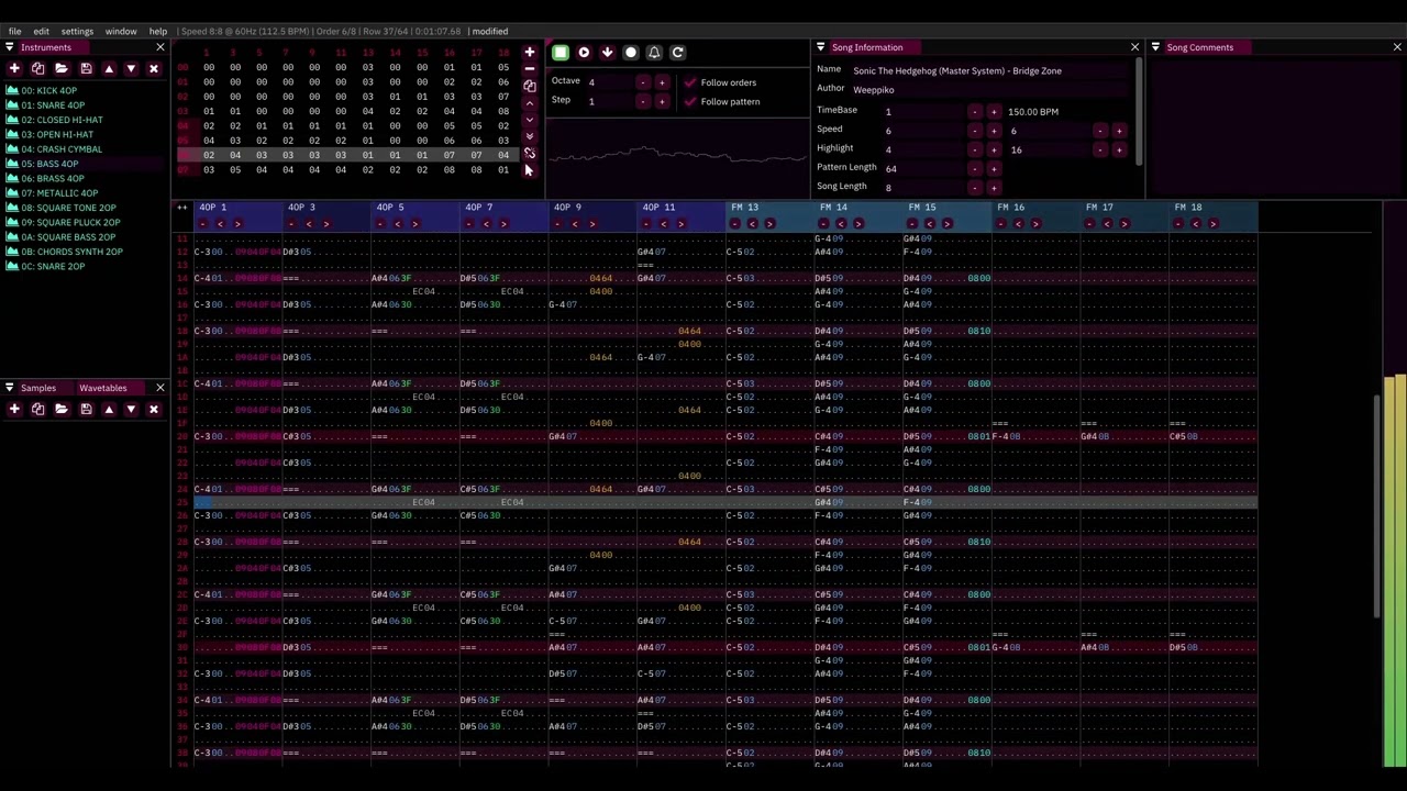 [OPL3 4OP] Sonic The Hedgehog (Master System) - Bridge Zone