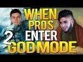 CS:GO - WHEN PRO PLAYERS ENTER GODMODE 2!(Crazy Vac shots, EPIC ACES)