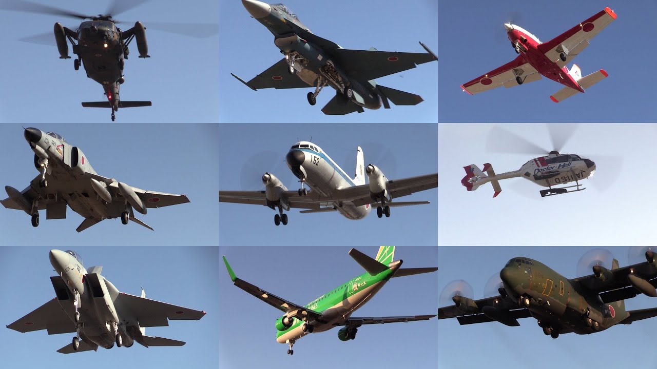 17/03/03 小牧基地オープンベース2017前々日 外来機フライイン/名古屋空港トラフィック Various Aircraft Fly-in at Komaki AB for Open Base