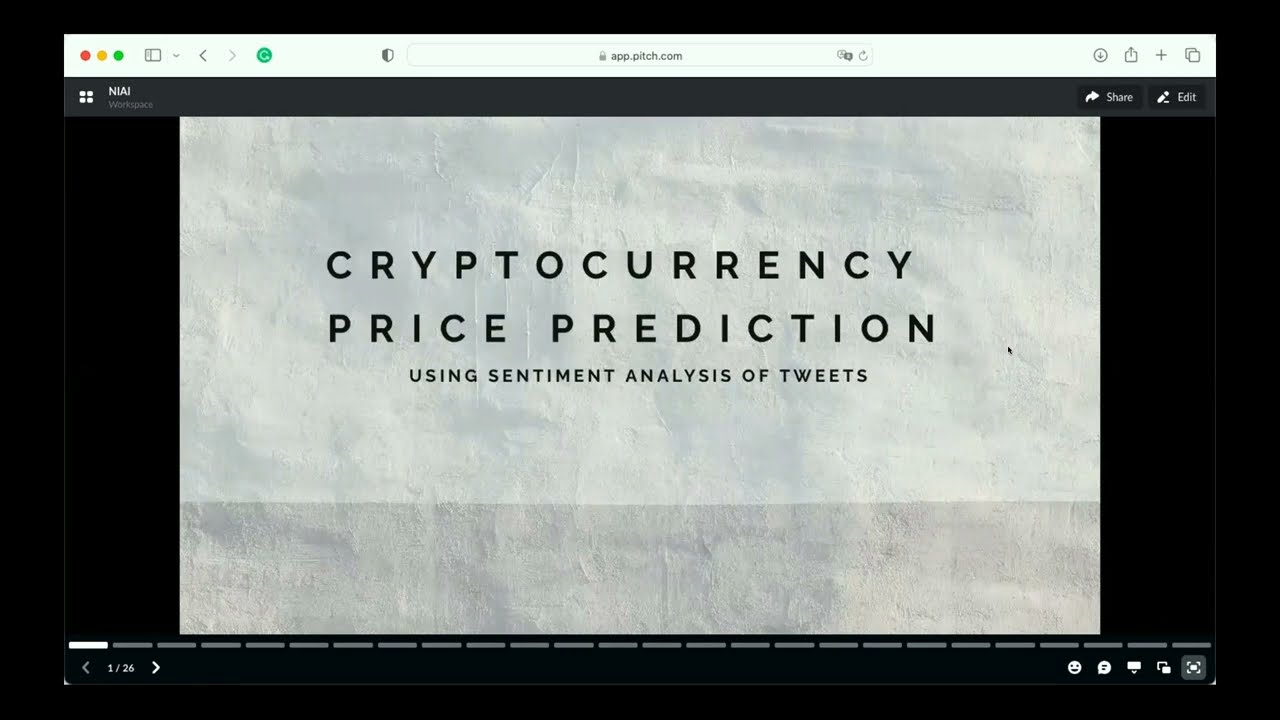 Cryptocurrency Price Prediction using Twitter Sentiment Analysis