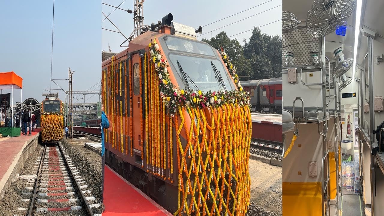 Inaugural Run Santragachi–Tambaram Amrit Bharat Express & journey from kolkata 