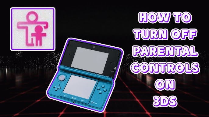 klog spisekammer ødelagte Nintendo 3DS 2DS : remove the parental control without the master key -  YouTube