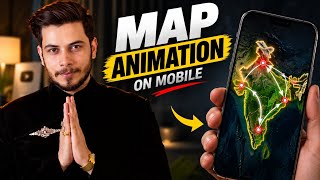 MAP ANIMATION IN ALIGHT MOTION || STEP BY STEP🪜 🤩 #mapanimation #tutorial