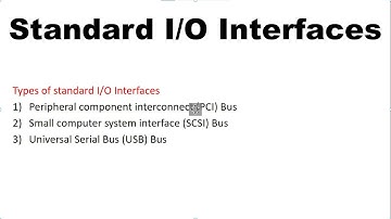 Standard Input/Output Interfaces In Computer Organization In Hindi | Technical Icode