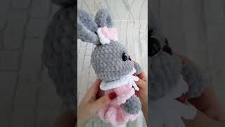 Вязаный Зайчик/Bunny Crocheted.  #Амигуруми #Вязанаяигрушка #Crochet #Bunny #Crochettoys #Rabbit