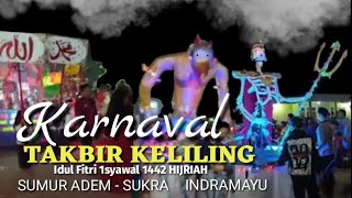 karnaval yg sangat meriah di desa sumur adem kabupaten indramayu