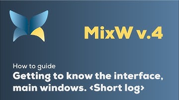 How to guide MixW v.4. Video#4.5. Main Short log windows.