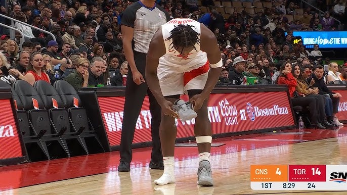 Anunoby “wrung out” after games due to his high energy on both ends of the  floor