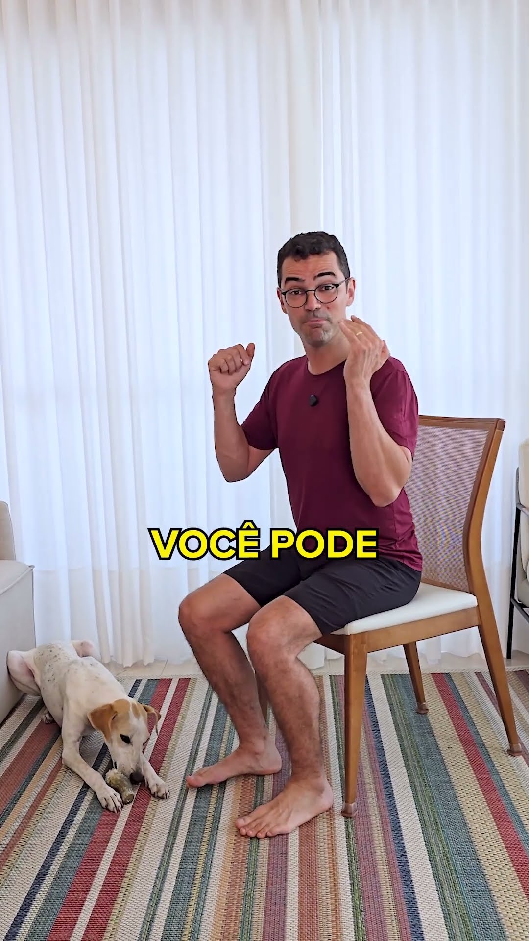 Me siga e aprenda a fazer musculação em casa ?