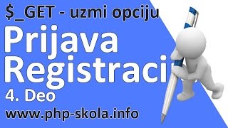 PHP Tutorial: Login Register (part4): Get option from URL
