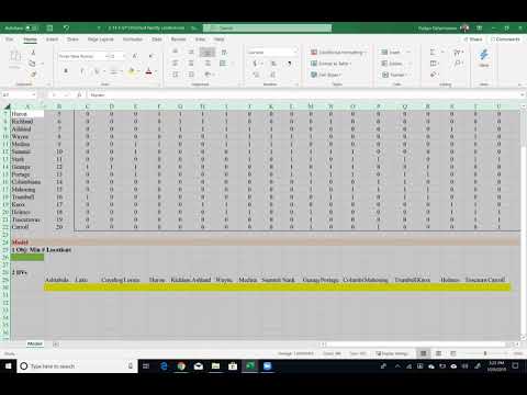 2 13 7 ILP Bank Facility Location Solver