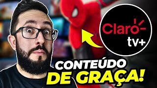 URGENTE! FILMES, SÉRIES E CANAIS GRÁTIS NO CLARO TV+!