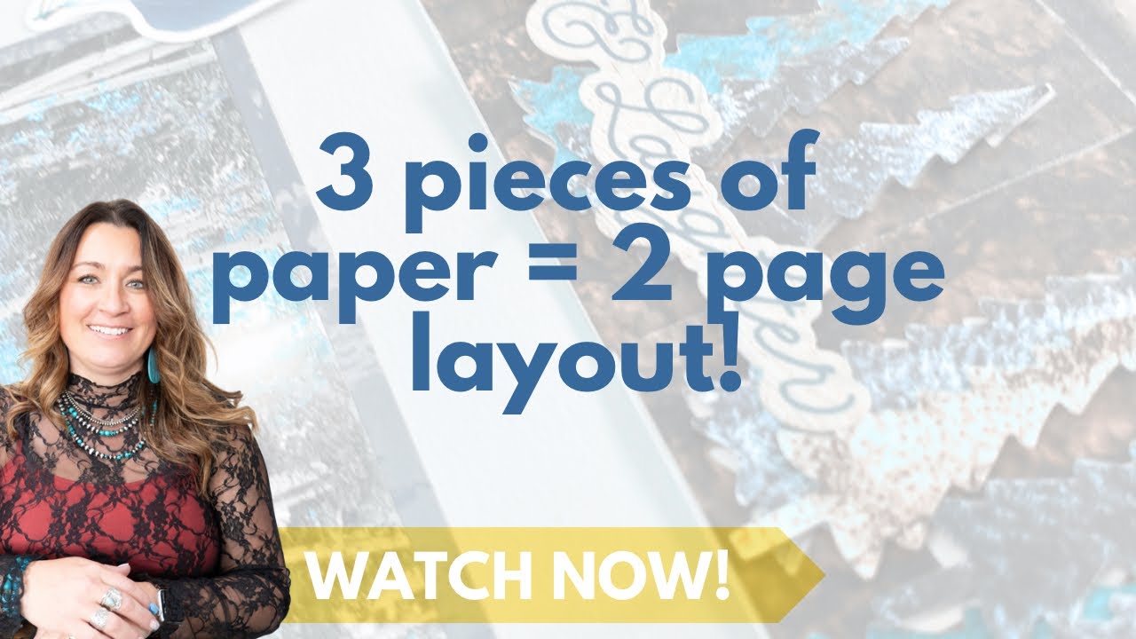 2-Page Scrapbook Layout with Deeper in the Woods | Creative Memories Process Video