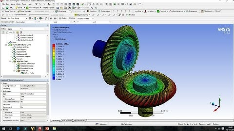 Helical bevel gear