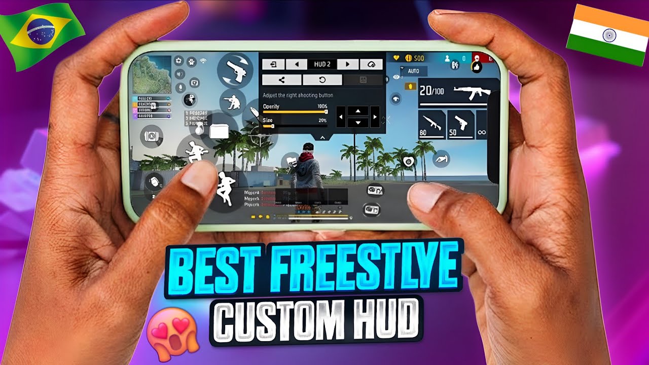 Hud Keycode ๐ WORLD BEST 3 FINGER HUD ๐ | BRAZILIAN ๐ง๐ท CUSTOM HUD CODE ๐คฏ FREESTYLE ...
