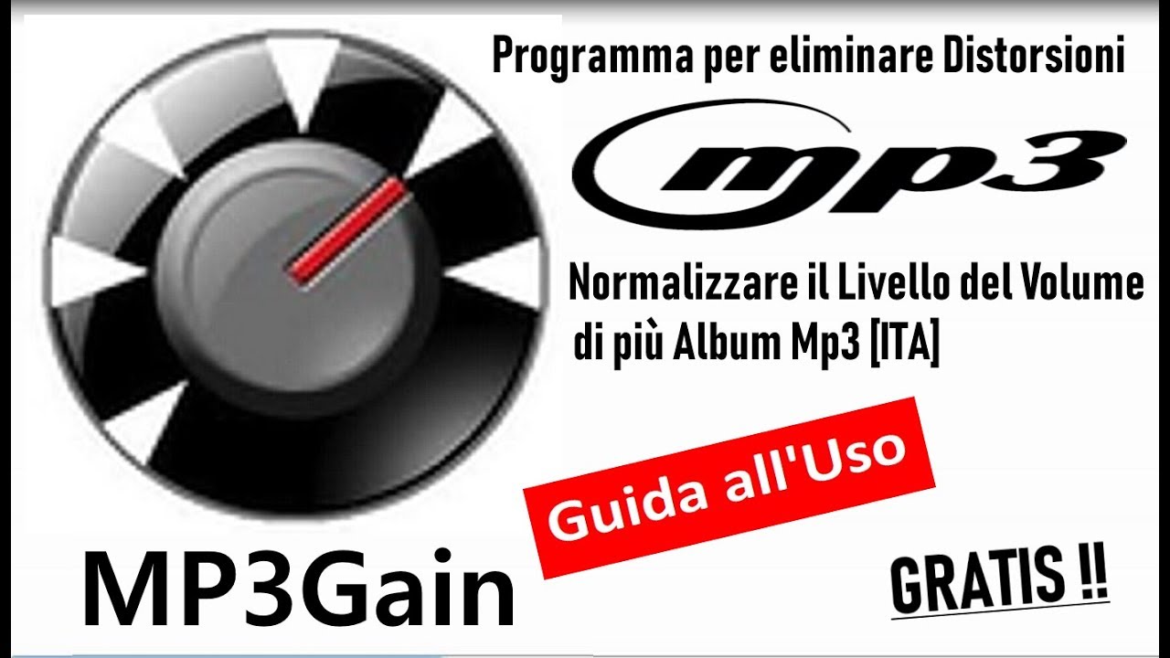 MP3GAIN ITALIANO FREE SCARICARE