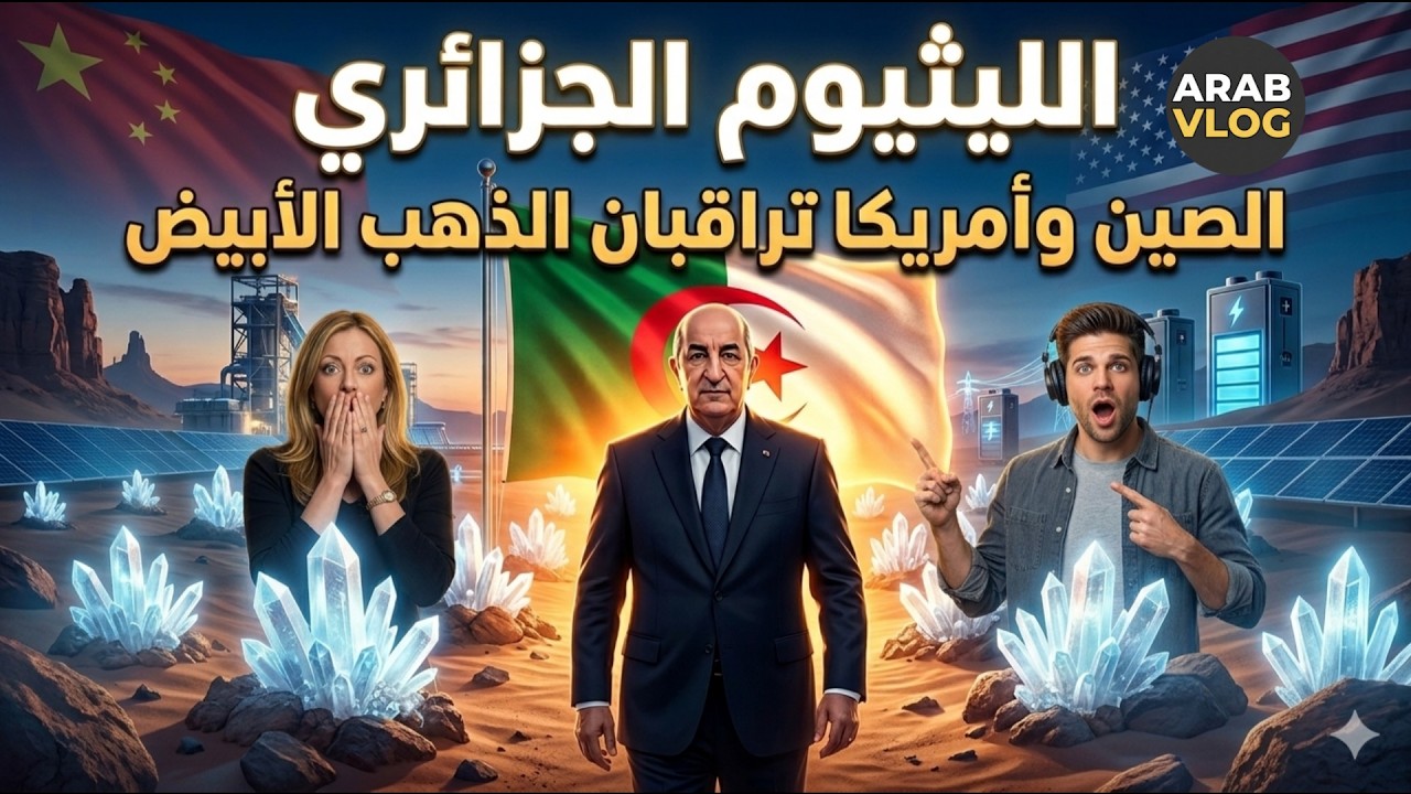 الليثيوم الجزائري… لماذا تراقب الصين وأمريكا “الذهب الأبيض” في الصحراء؟