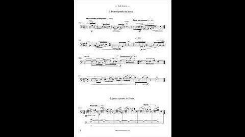Ecce homo for Contrabass — Xavier Pagès-Corella [with score]