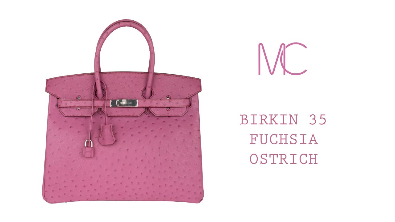 Hermes Birkin 35 Featured In Pink Ostrich