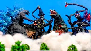 Legendary Godzilla vs Biollante vs knife head vs gigan PART 1,2,3 all together an epic battle movie
