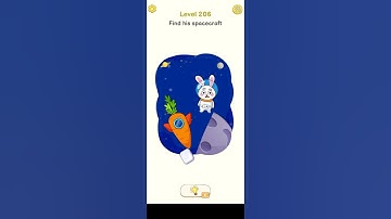 Level 206 #gameplay  Delete puzzle #shorts  Solution by Legend Babar