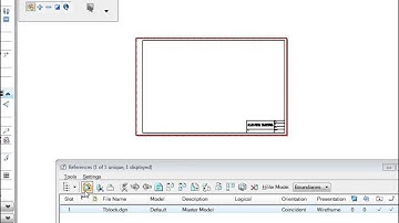 Intermediate Bentley Microstation V8i Tutorial | Full Size Title Blocks
