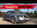 Audi tt  concept car made real 2003 18t 180 coupe road test