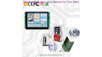 Best RS232 RS485 TTL UART interface open frame resistive 8 inch touch panel