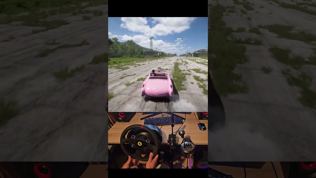 Barbie Chevrolet Drag Race Forza Horizon 5 Shorts