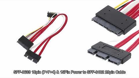 Starte SAS 32 Pin SFF-8484 to 4 SATA 7Pin Hard Disk Drive Cable