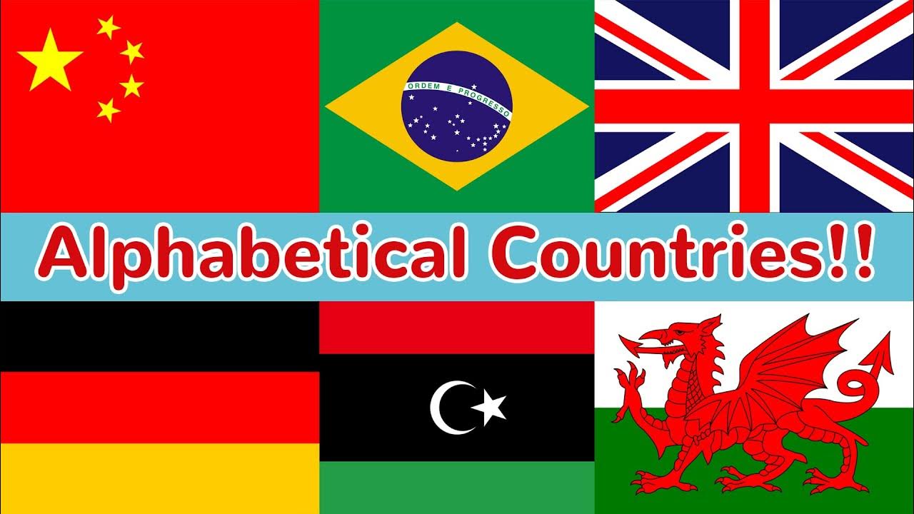 National flags of country Alphabetical Flag names of country flags