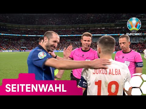 Chiellini hat den Spaß seines Lebens bei der Seitenwahl | UEFA EURO 2020 | MAGENTA TV