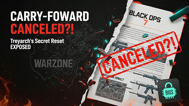 Treyarch’s Secret Reset Exposed..Why Treyarch Nuked Black Ops 7's Carry-Forward