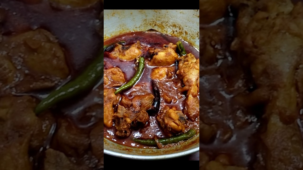 ঝটপট চিকেন কষা|Dahba style chicken kosha #shorts#ytshorts #trending#cooking#viral#banglarbhuribhoj