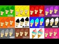 Color Song for Toddlers | Learn Vocabulary| #colorsong | #learncolorswithbaby |Ice Cream Colors Song