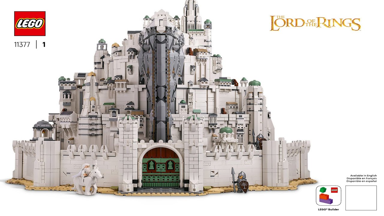 Icons - The Lord of the Rings: Minas Tirith - The Lord of the … LEGO instructions