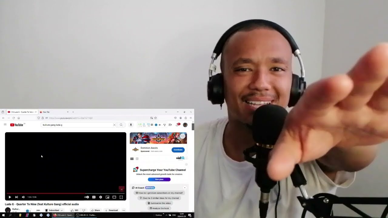 Luda G - Quarter To Nine (feat Kulture Gang) (CPT REACTION)